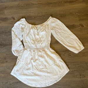Honey Punch Cream Off-Shoulder Top